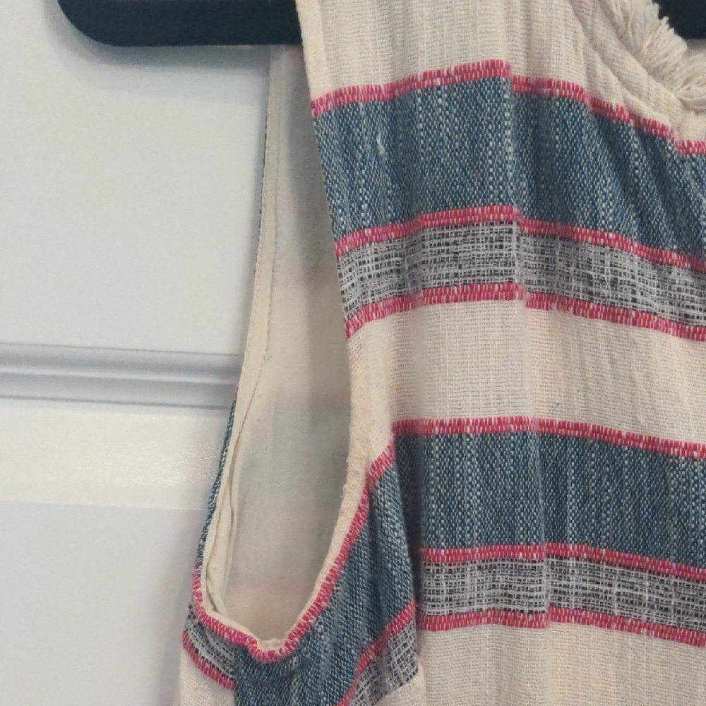 HOLDING HORSES Striped Mini Dress with Fringe - Picture 7 of 12